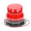 Burbuja Brillante de Larga Vida Útil, con 8 LEDs Color Rojo, Domo Rojo, 12Vcd