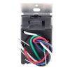 Interruptor de pared inteligente Claro on/off, 120 V con neutro, 5 A en LED y 600 W incandescente, funciona con control Pico y Smart Hub Caseta Wireless, color negro