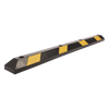 Tope Vehicular P / Estacionamiento / 183cm / Color Negro-Amarillo / 8 Franjas Reflejantes.