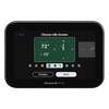 Termostato inteligente con pantalla táctil de 5 pulgadas, control de calidad de aire (IAQ), hasta 4H/2C bomba de calor, Wi-Fi, Bluetooth y Matter, color negro