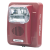 Sirena Estrobo, 24 Vcd, Multi-Candela 15 hasta 110 cd, Montaje En Pared, Color Rojo, Serie HEC3 (0500-06020), Hochiki