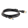 Cable USB-A 3.0 a  USB-A 3.0 / 1 Metro / Macho a Macho / Conector Niquelado / Núcleo de Cobre Estañado / Blindaje Múltiple / Velocidad 5Gbps / No Requiere Controlador / Compatible con USB2.0 Y USB 1.1
