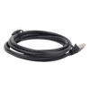 Cable de Parcheo FTP Cat6 - 2.0 Metros (6.56 Pies) - Negro