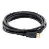 Cable DisplayPort 1.2 Macho a Macho | Longitud 3 Metros (9.84 Pies) | Versión DP1.2 | Soporta 4K@60Hz; 2K@144Hz | Soporta 3D | Color Profundo de 8 y 10 Bits | Blindaje Interno Múltiple | Cobre Estañado 28AWG | Botón de Liberación