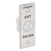 Botón de Salida con Aro Iluminado Color Verde y Rojo / IP65 / Buzzer / Función Toggle (Enclavado) / Temporizador  / Relevador NC/NO/ Uso Exterior e Interior.