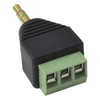Adaptador para Audio y Video de 3.5 mm con Terminal Atornillable