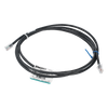 Cable de Parcheo UTP Categoría 5e, con Plug Modular en Cada Extremo - 2 Metros (6.56 Pies) - Negro