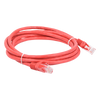 Cable de Parcheo UTP Cat6 - 2 Metros (6.56 Pies) - Rojo