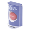 Botón de Salida de Emergencia, Texto en Español, Tapa Protectora de Policarbonato Súper Resistente, Restablecimiento con Llave