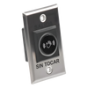 Botón de Salida sin Contacto / Sensor IR / Iluminado / Normalmente Abierto y Cerrado / Distancia Ajustable de Detección /  Rele Ajustable de 0.5 a 30 Segundos / Uso Interior