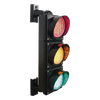 Semáforo / Señalización Rojo, Verde y Amarillo / Diametro 100mm / LED / 110vca.