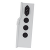 Fuente de Poder / 1 Salida 11-15 Vcc /  5 A / Temporizador Integrado / Con Capacidad de Batería de Respaldo / Requiere Batería / Aplicaciones en sistemas de control de Acceso