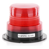 Burbuja Brillante de Larga Vida Útil, con 8 LEDs Color Rojo, Domo Rojo, 110 Vca