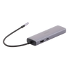 HUB USB-C (Docking Revodok) 6 en 1 | 3 Puertos USB-A 3.0 (5 Gbps) | USB-C PD 100W | HDMI 4K@30Hz | Entrada 1 RJ45 (Gigabit Ethernet) | Chip de Última Generación | Potente Disipación de Calor |  Caja de Aluminio.