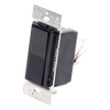 Interruptor de pared inteligente Claro on/off, 120 V con neutro, 5 A en LED y 600 W incandescente, funciona con control Pico y Smart Hub Caseta Wireless, color negro