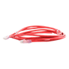 Cable de Parcheo UTP Categoría 6, con Plug Modular en Cada Extremo - 3 Metros (9.84 Pies) - Rojo