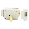 Cerradura Eléctrica / Incluye Llave /Con Botón integrado / Izquierda / Exterior