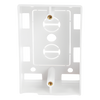 Caja de Pared Universal, Color blanco, Para montaje con Placas de Pared