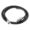 Cable USB-A a Lightning | 1 Metro (3.28 Pies) | Certificado MFi | Carga Rápida 5V/2.4 A | 480 Mbps | Conector C94 | Adecuado para iPhone, iPad y iPod | Protección Integrada | Caja de Aluminio | Nylon Trenzado | Color Negro