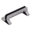Soporte Vertical para Laptop / Adecuado para escritorio / Anchura Ajustable (12-26mm) / Amplia compatibilidad / Anti-Arañazos / Anti-Deslizante /Ajustable Mediante Tornillos / Color Plata / Aluminio + Silicona