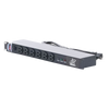 Protector Contra Sobretensiones de 120 VCA, 15 A, 12 Salidas, Montaje en Rack 1U, Servidores Montados en Rack, Sistemas de Voz, Controladores, Equipos de Video Vigilancia