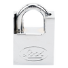 Candado de acero con Guarda Anti Palanca/ Acabado en Cromo Satinado / Doble Cerrojo / Medida 40 mm/ Nivel de seguridad 7/ 4 Llaves Abloy.
