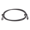 Cable USB-C a USB-C | 1 Metro (3.28 Pies) | Transferencia de Datos de 480 Mbps | Carga Rápida de Hasta 60W | QC 4.0/3.0/2.0 | PD3.0 | FPC | AFC | Protección Integrada | Caja de Aluminio | Nylon Trenzado | Color Negro
