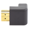 Adaptador HDMI de 90 Grados Macho a Hembra / Hacia Arriba / HDMI 2.0 4K@60Hz / Proporciona Flexibilidad Sin Doblar los Cables HDMI