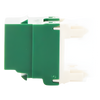 Conector Jack Estilo 110 (de Impacto), Tipo Keystone, Categoría 6, de 8 Posiciones y 8 Cables, Color Verde