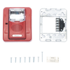 Sirena Estrobo, 24 Vcd, Multi-Candela 15 hasta 110 cd, Montaje En Pared, Color Rojo, Serie HEC3 (0500-06020), Hochiki
