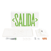 Letrero LED de Emergencia SALIDA / Voltaje Dual 120/240 VAC / Montaje Universal / Batería Ni-Cd Incluida