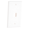 Placa de Pared de 1 Puerto, Keystone, Color Blanco