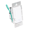 Atenuador de pared con sensor de ocupación y vacancia Maestro, 120 V, 600 W incandescente/halógeno y 150 W LED/CFL regulables, unipolar o multilocalización, blanco