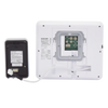 KIT DE VIDEOPORTERO IP COLOR NEGRO / Apertura con app / Súper elegante / Monitor WIFI / Alimentación 110vca