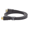 Cable HDMI 2.0 Plano de 1.5 Metros (4.92 Pies) / 4K@60Hz / HDR / 3D / HEC (Canal Ethernet HDMI) / ARC (Canal de Retorno de Audio / Color Profundo de 48 Bits / Audio de 32 Canales / HDCP / Audio Dolby True HD 7.1 / 18 Gbps / EstaÑado y Triple Blindaje / A