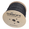 Bobina de Cable Siamés Cat5e CCA + 2 Cables Gruesos (16 AWG) para Alimentar Cámaras Más Lejos / 305 Metros (1000 Pies) / Instalación en Exterior / Uso Industrial para Climas Extremos