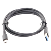 Cable USB-A a USB-C | 1 Metro | Carga y Sincronización de Datos | Carga Rápida 60W | Datos 5 Gbps | QC 3.0/2.0 | FPC | AFC | Protección Integrada | Duradero y Flexible| Caja ABS | Cubierta de TPE | Color Negro.