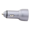Cargador de Auto 52.5W | Puerto USB-A y USB-C | Carga Rápida | Compatible con Vehículos de 12 y 24 VCD | PD3.0 + QC3.0 | Chip Inteligente | Diseño Compacto Mayor Eficiencia Energética | Caja de Aluminio