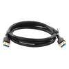 Cable USB-A 3.0 a  USB-A 3.0 / 1 Metro / Macho a Macho / Conector Niquelado / Núcleo de Cobre Estañado / Blindaje Múltiple / Velocidad 5Gbps / No Requiere Controlador / Compatible con USB2.0 Y USB 1.1
