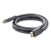 Cable DP Macho a HDMI Macho / Longitud 1.50 Metros (4.92 Pies) / Soporta 4K@30Hz / Soporta 3D / Cobre EstaÑado 28AWG / Blindaje Interno MÚltiple / TransmisiÓn Unidireccional / BotÓn de LiberaciÓn / Chip de Última GeneraciÓn
