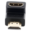 Adaptador HDMI de 90 Grados Macho a Hembra / Hacia Abajo / HDMI 2.0 4K@60Hz / Proporciona Flexibilidad Sin Doblar los Cables HDMI