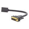 Convertidor DVI Macho a HDMI Hembra | Bidireccional | DVI 24+1 | 1080P@60Hz | Cable de 22 cm (8.66 Pulgadas) | Negro