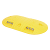 Boya D / Plastico Duradero / Amarilla / 4 Orificios / LEDS REFLEJANTES / 20 Toneladas.