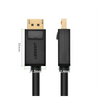Cable DisplayPort 1.2 Macho a Macho | Longitud 5 Metros (16.40 Pies) | Versión DP1.2 | Soporta 4K@60Hz; 2K@144Hz | Soporta 3D | Color Profundo de 8 y 10 Bits | Blindaje Interno Múltiple | Cobre Estañado 28AWG | Botón de Liberación