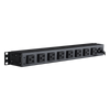 PDU Básico Para Distribución de Energía, Con 8 Tomas NEMA 5-15R Traseras y 2 Tomas 5-15R Frontales, 1UR, 15 Amp, 120 Vca
