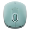 Mouse Inalámbrico 2.4G 800/1200/1600/2400 DPI | Función de 3 botones | Alcance 10m | Silencioso |  Ergonómico | Anti-caída y Anti-interferencias | Batería Alcalina AA incluida  | Color Green.
