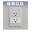 Adaptador PlugIn inalámbrico WIFI/ Nube P2P / Medición de consumo/ Soporta Google y Alexa / 15A