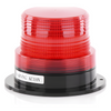 Burbuja Brillante de Larga Vida Útil, con 8 LEDs Color Rojo, Domo Rojo, 110 Vca