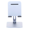 Soporte de Aluminio para IPad & Tablet | Plegable |Angulo Ajustable de 180° y 270° | Base Antideslizante | Protección  de Silicona | Amplia Compatibilidad con dispositivos de 7.9'' a 12.9'' | Aluminio Solido | Color Gris