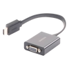Adaptador HDMI a VGA / Resolución 1080P / Audio 3.5mm / Con Puerto Micro USB para Alimentación / Plug & Play / No Requiere Controlador / ABS / Flexible y Duradero